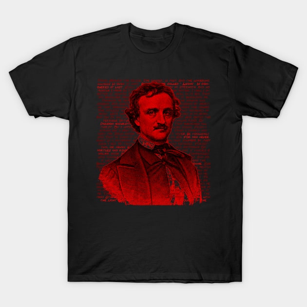 Edgar Allen Poe is for Lovers (For Annie) T-Shirt by The Fall Horsemen